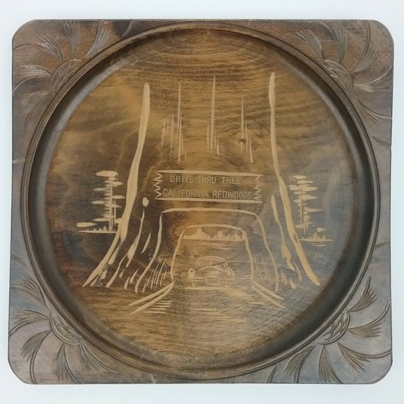 Efcco California Redwoods Drive Thru Tree Wood Plaque - Picture 2 of 12